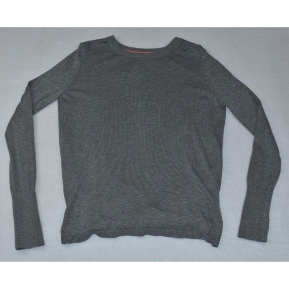 Lululemon Bring It Backbend Women's Sweater Size 6 Gray Long Sleeve Thumbholes - Picture 1 of 12
